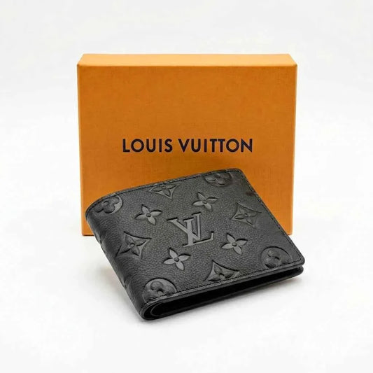Title: Louis Vuitton Men’s Wallet Monogram Macassar Canvas Black Authentic