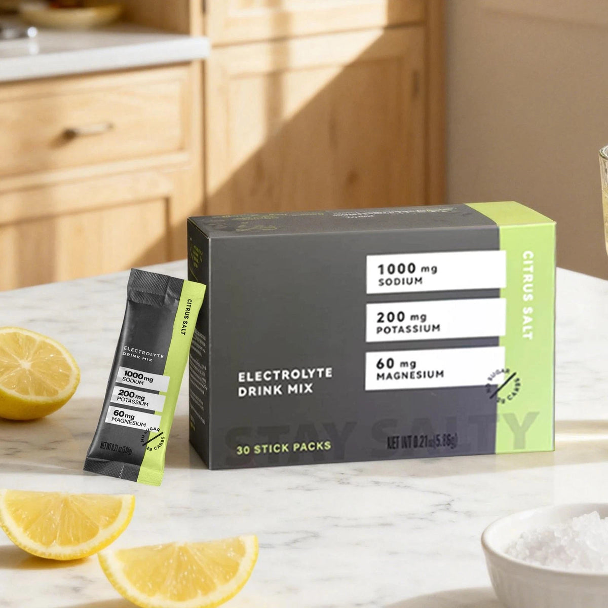 LMNT Electrolyte Drink Mix Powder – Citrus Salt – Sugar Free
