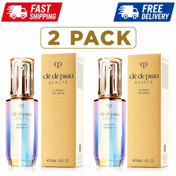 Title: 2 Pack Cle de Peau Beaute The Serum Full Size 50mL / 1.6 Oz NIB Luxury Skincare