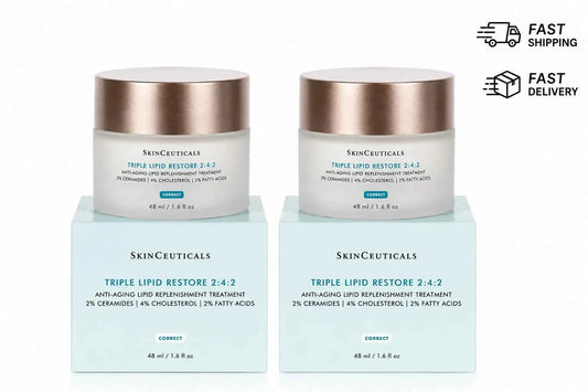 Title: 2 Pack SkinCeuticals Triple Lipid Restore 2:4:2 Face Cream 1.6 oz (48ml) Anti-Aging Moisturizer