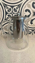Title: Clear Glass Teapot with Stainless Steel Infuser & Lid 32 oz / 950ml