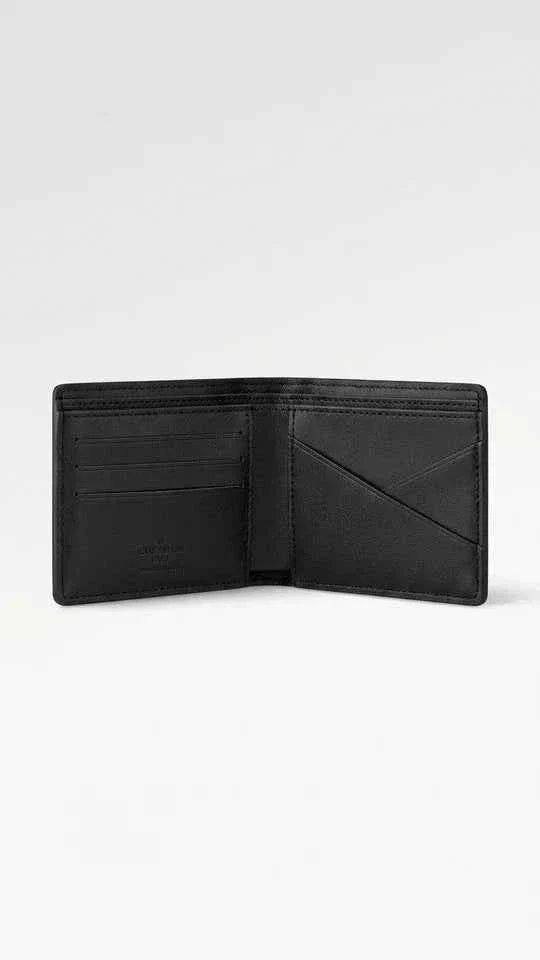 Title: Louis Vuitton Men’s Wallet Monogram Macassar Canvas Black Authentic